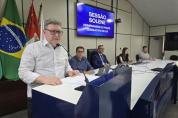 Foto - Sessão Solene de Homenagens - 11/11/24