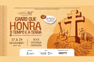 14ª edição do Canto de Luz inicia hoje celebrando a força da música nativista