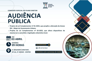 Câmara Municipal de Ijuí realiza Audiência Pública