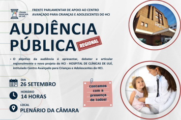 Audiência Pública debaterá projeto do Centro Avançado para Crianças e Adolescentes do HCI em Ijuí