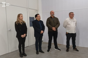 Legislativo prestigia a implantação do Centro de Distribuição de Alimentação Escolar 