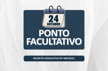Poder Legislativo de Ijuí adota ponto facultativo nesta sexta-feira, 24 de outubro