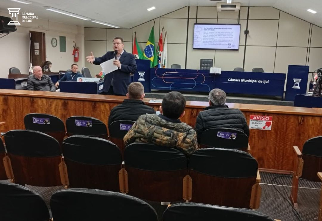  Audiência Pública debate alterações no Plano Diretor e Mapa de Zoneamento em Ijuí