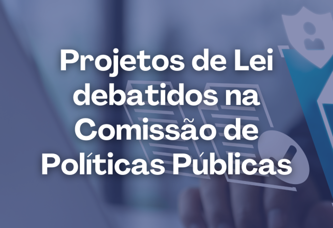 CPP analisa Projetos de Lei do Poder Executivo e Legislativo